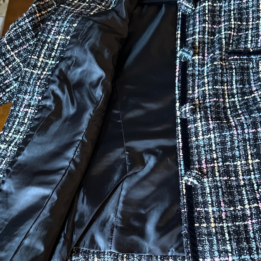 Zara Multicolor Tweed Blazer - Picture 10 of 10